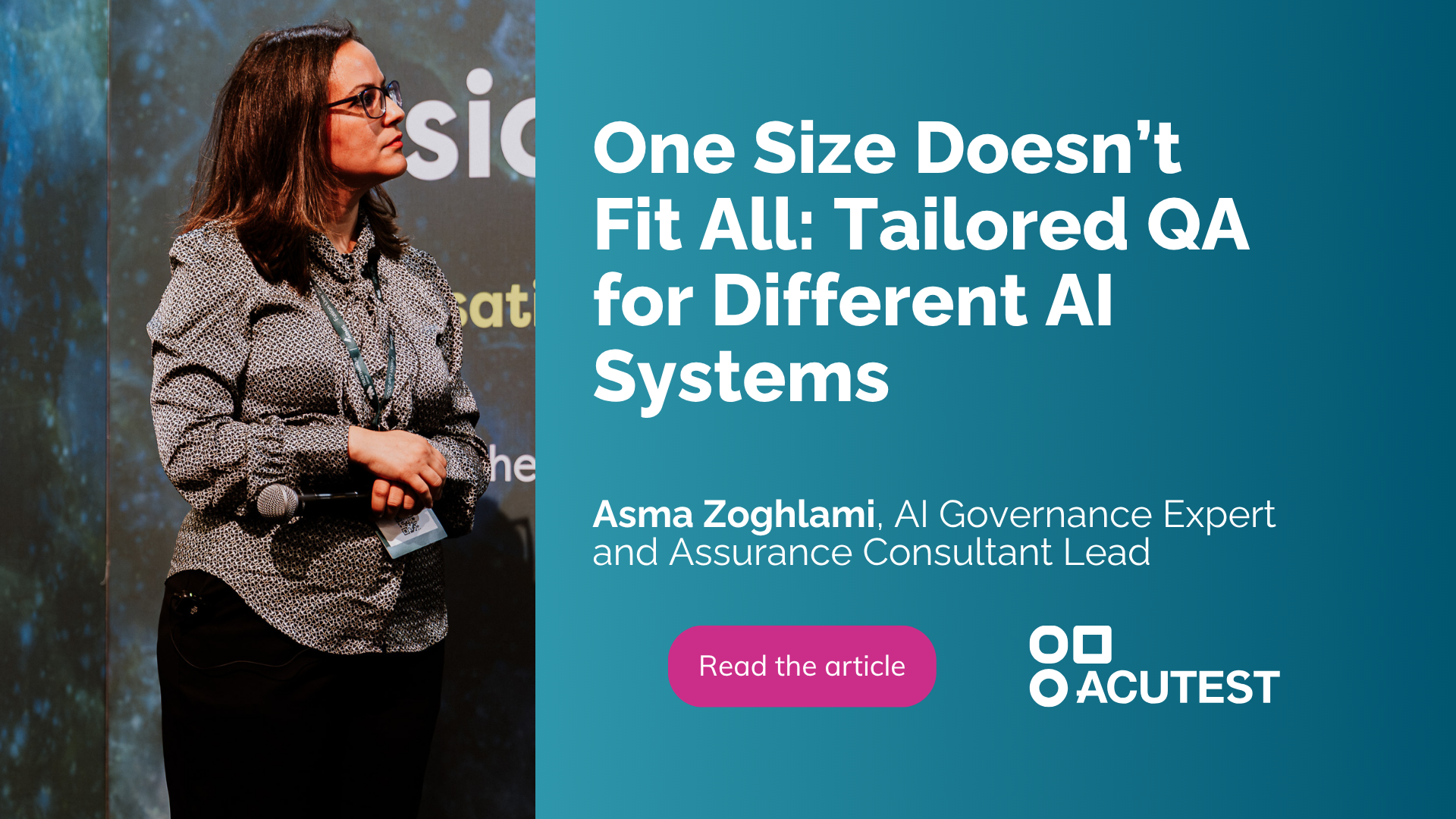 One Size Doesn’t Fit All Tailored Qa For Different Ai Systems
