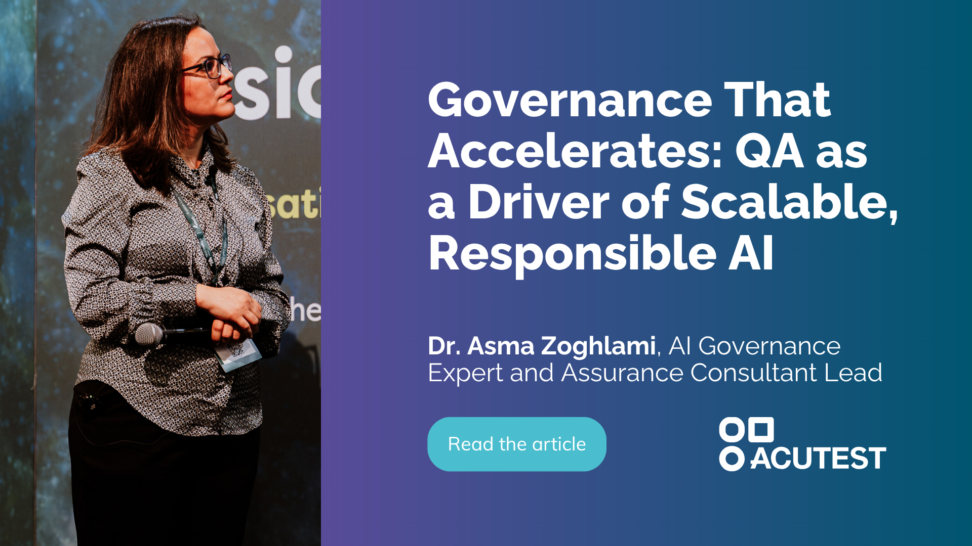 Governance That Accelerates Qa As A Driver Of Scalable, Responsible Ai